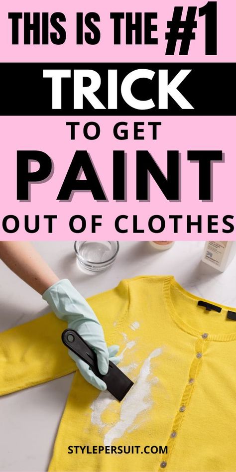 Getting Paint out of clothes can bit hard working and time connsuming. But it shouldn't be if you know how to do it the right. This guide covers all natural ways to get paint out of clothes fast. Whether its dried paint or fresh paint you can easily... Get Paint Out Of Clothes, Paint Out Of Clothes, Diy Stain Remover, Removing Paint, How Do You Clean, Paint Remover, Painted Clothes, Paint Stain, Water Painting