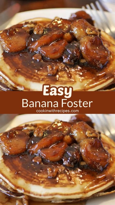 Easy Banana Foster Recipe Bananas Foster Recipe Easy, Banana Foster Ice Cream, Bananas Foster Sauce, Banana Foster Recipe, Banana Foster, Rum Sauce, Roasted Banana, Ice Cream Sandwiches Recipe, Puff Pastry Tart