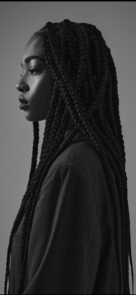 White Photo, A Black, A Woman, Braids, Black And White, Hair, White, Black, Plaits