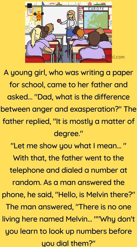 A young girl who was writing a paper - Funny Jokes and Story | Humors - Funny Jokes and Story | Humors Funny Stories In English, Writing A Paper, Story Jokes, Short Funny Stories, Husband Wife Jokes, Funniest Short Jokes, Funny Marriage, Women Jokes, Joke Stories