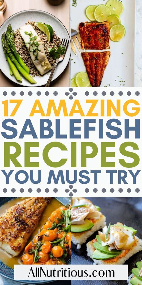 Sablefish Recipes Baked, Sablefish Recipes, Interesting Fish, Fish Cooking, Sea Foods, Gourmet Meals, Healthy Meal Ideas, Black Cod, Cod Recipes