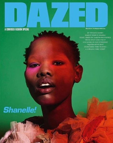 Coverjunkie | Dazed & Confused (UK ... Magazine Cover Ideas, Viviane Sassen, Id Magazine, Storm Reid, Dazed Magazine, A Level Photography, Black Magazine, Craig Green, Fashion Magazine Cover