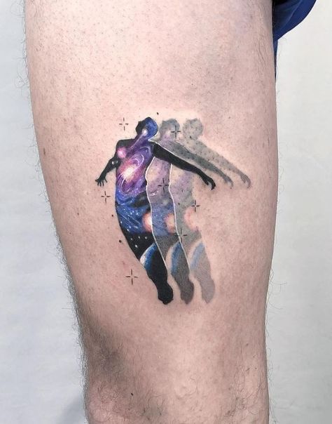 Galaxy Tattoo, Alien Tattoo, Tatuaje A Color, Spiritual Tattoos, Space Tattoo, Tattoo Designs And Meanings, Abstract Tattoo, Popular Tattoos, Forearm Tattoos