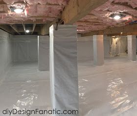 Crawlspace Ideas, Crawl Space Cover, Crawl Space Vapor Barrier, Crawl Space Insulation, Crawl Space Repair, Crawl Space Encapsulation, Crawl Space Foundation, Floor Insulation, Basement Windows