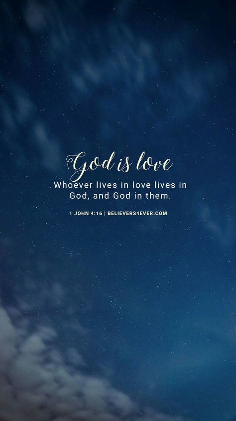 Wallpaper Kristen, Iphone Wallpaper Quotes Bible, John 4 16, Aesthetic God, Iphone Wallpaper Bible, Wallpaper Bible, God Is Love, Falling In Love Quotes, Verses Wallpaper