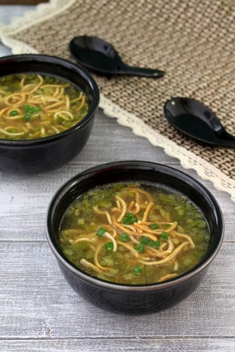 Veg Manchow Soup, Manchow Soup Recipe, Manchow Soup, Vegetarian Asian, Indo Chinese Recipes, Veg Soup, Vegan Soup, Veg Recipes, Healthy Soup