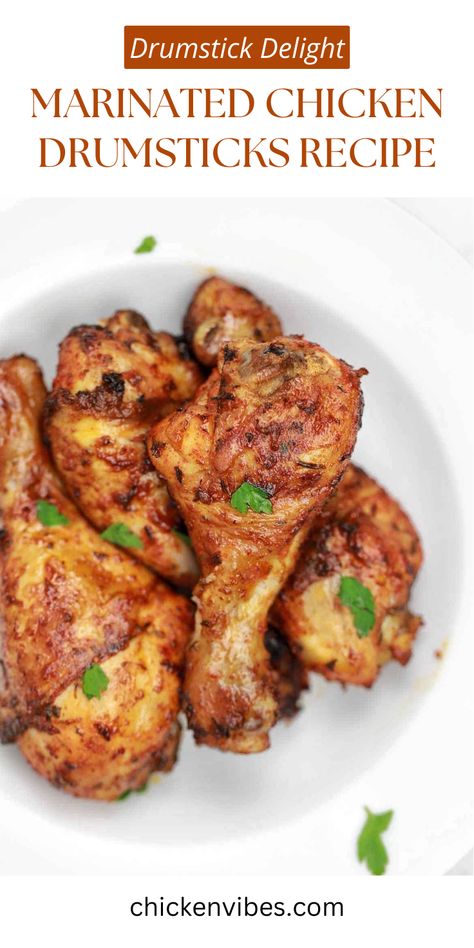 Elevate your dinner with our Easy Marinated Chicken Drumsticks recipe! 🍗💫 Quick, flavorful, and ready in under an hour, these drumsticks are tender, juicy, and bursting with flavor. Serve with your favorite sides for a delicious meal everyone will love! Best Drumstick Marinade, Chicken Drumstick Marinade Baked, Best Chicken Drumstick Marinade, Marinade Chicken Drumsticks, Marinated Roasted Chicken, Drumstick Marinade Baked, How To Make Drumsticks, Marinade For Chicken Drumsticks, Chicken Drumsticks Marinade