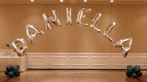 Balloon Quotes, Olympic Theme Party, Name Balloons, Balloon Letters, Carnival Decorations, Graduation Party Planning, Lake Zurich, Birthday Centerpieces, Balloon Backdrop