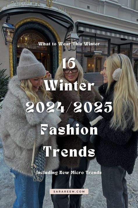 Winter 2024 Fashion Trends Alert! Discover winter 2024’s must-have outfits, from casual street style to work-ready looks and night-out vibes. Perfect for women over 30 and women over 40, these trends are all about balancing warmth, comfort, and effortless chic. Whether you're styling boots, dresses, or pants, these fresh winter colors and classic layers will have you looking on-trend. Embrace the classics with a twist, try new colors, and make winter 2024/2025 your most stylish season yet! Who What Wear 2024, Outdoor Winter Festival Outfit, Winter Style 2025 Women, Women Over 40 Fashion 2024, Color Trend 2024/2025 Clothes, Layered Style Clothes Outfit Ideas, High Fashion Winter Outfits, Style Winter 2024, Winter Outfit 2025 Trends