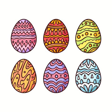 Easter Egg Drawing Ideas, Easter Egg Drawing, Simple Easter Egg Designs, Egg Drawing, Egg Artwork, Easter Drawings, Egg Vector, Drawing Designs, Candy Egg