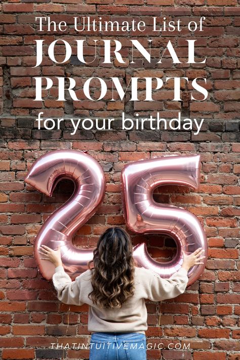 30th Birthday Journal Prompts, Birthday Reflection Questions, Birthday Journal Prompts, Birthday Reflection, Birthday Resolutions, Birthday Journal, 20 Birthday, Best Year Yet, Birthday Activities