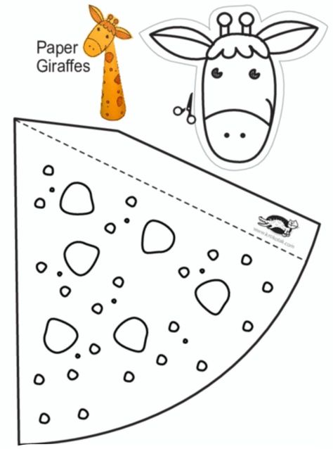 Zoo Mš, 3d Coloring, Zoo Animal Crafts, Giraffe Crafts, Theme Carnaval, Giraffe Birthday, Toddler Arts And Crafts, Printables For Kids, Alphabet Crafts