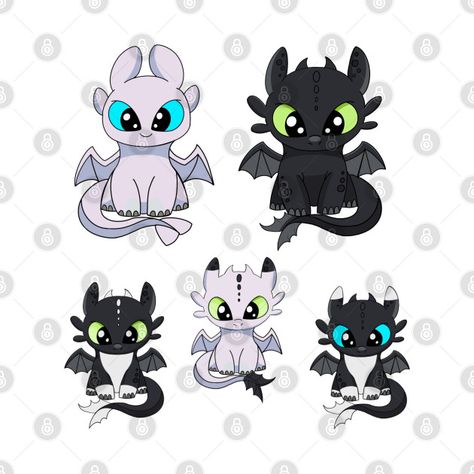 Check out this awesome 'Dragons family%2C toothless and light fury%2C dragons babies%2...' design on @TeePublic! Toothless Tattoo Night Fury, Toothless Dragon Tattoo, Toothless Tattoo, Toothless Light Fury, Toothless And Light Fury, Baby Toothless, Toothless Drawing, Cute Toothless, Toothless And Stitch