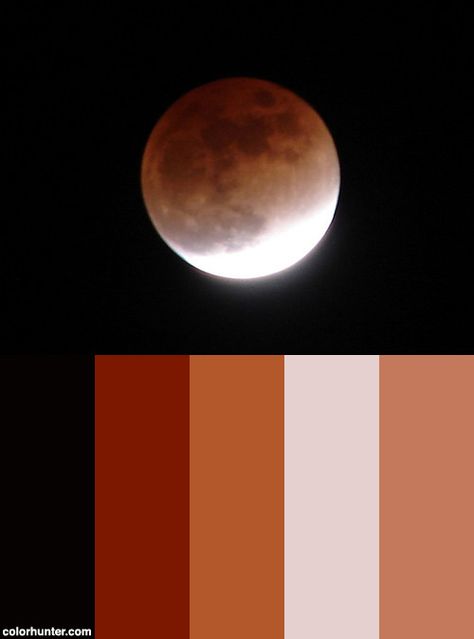 Lunar Eclipse Color Scheme from colorhunter.com Lunar Eclipse Color Palette, Artemis Color Palette, Solar Eclipse Color Palette, Lunar Color Palette, Eclipse Color Palette, Moon Color Palette, Arthur Lester, Eclipse Logo, Moon Core