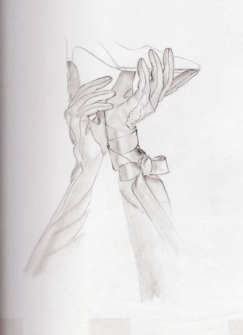 Pencil drawing of hands with gloves | Christina Voss Hand Gloves Drawing, Glove Illustrations, Gloves Sketch, Hands With Gloves, Friendship Scrapbook, Drawing Of Hands, Gloves Illustration, Gloves Drawing, Drawing Wrinkles