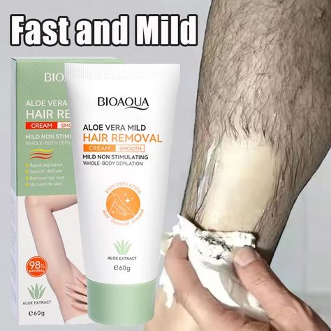 Facial hair removal cream