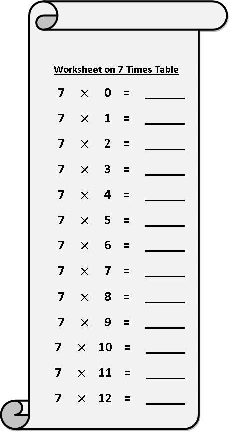 worksheet on 7 times table, multiplication table sheets, free multiplication worksheets 4 Times Table Worksheet, 6 Times Table Worksheet, 9 Times Table, 4 Times Table, Free Multiplication Worksheets, Times Table Chart, Table Worksheet, Times Tables Worksheets, Printable Multiplication Worksheets