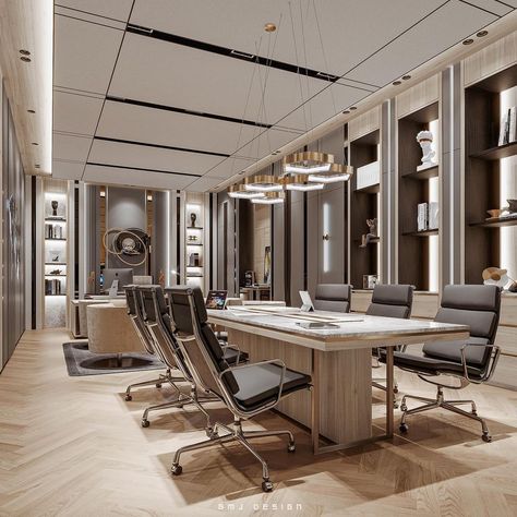 Ceo Room Design, Office Lounge Area Design, Ceo Office Design, Meeting Room Design Office, Conference Table Design, Classic House Interior Design, Conference Room Design, Custom Interior Doors, Meeting Room Design