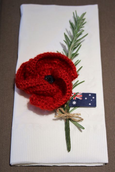 Anzac Day Decorations, Birthday Lunch, Anzac Day, Tiered Trays, Remembrance Day, Table Decoration, Table Decor, Craft Projects, Table Settings