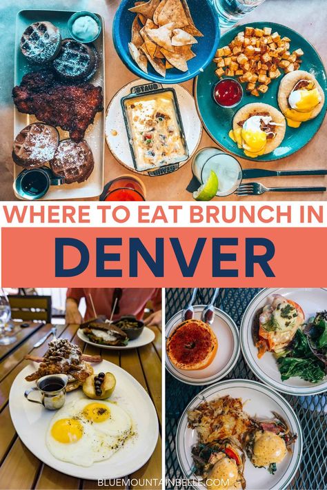 Brunch Denver Colorado, Denver Food Guide, Denver Colorado Food, Denver Breakfast, Denver Colorado Vacation, Denver Brunch, Denver Vacation, Denver Trip, Denver Food