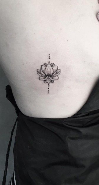 Delicate Flower Tattoo, Tattoo Lotus, Lotus Flower Tattoo Design, Lotus Tattoo Design, Flower Tattoo Drawings, Original Tattoos, Flower Tattoo Sleeve, Lotus Tattoo, Rib Tattoo