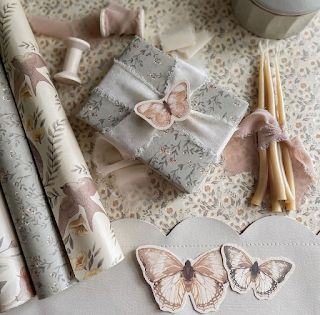 Fifth Birthday Party, Gift Packing Ideas, Woodland Fairy Party, Fifth Birthday, Whimsical Woodland, Gift Wrapping Inspiration, Wrapping Paper Design, Better Late Than Never, Packing Ideas