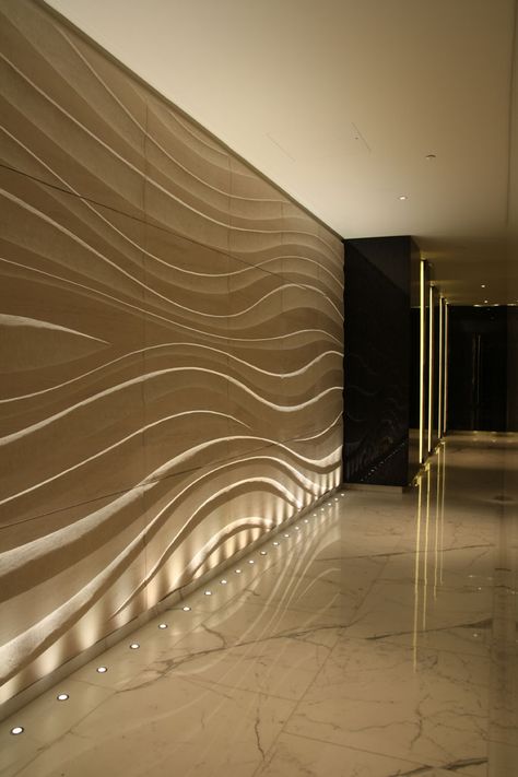 Lighting & Wall Candy Blitz Design, Spa Design, Lighting Design Interior, Hotel Interiors, Light Design, Wall Cladding, Hotel Design, Wall Treatments, Design Case