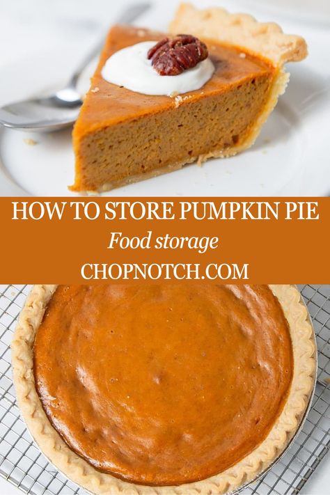 Wondering how to store your pumpkin pie to keep it fresh? This guide covers the best ways to store pumpkin pie—whether it’s homemade or store-bought—so you can enjoy every slice at its peak flavor and texture. Perfect tips for holiday baking and beyond! #PumpkinPieStorage #HolidayBakingTips #KitchenHacks #PumpkinSeason #FoodStorage #HolidayDesserts #PieStorage #FallBaking #ThanksgivingPrep #PumpkinPie Homemade Pumkin Pie, Winter Holiday Desserts, Frozen Pumpkin Pie, Pie Store, Fresh Pumpkin Pie, Custard Pie Recipe, Crustless Pumpkin Pie, Frozen Pumpkin, Pumpkin Custard