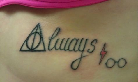 Harry Potter tattoo Hp Funny, Potter Tattoo, Harry Potter Tattoos, Harry Potter Tattoo, Up Tattoo, Harry Potter Merchandise, Up Tattoos, Deathly Hallows Tattoo, Tattoos And Piercings