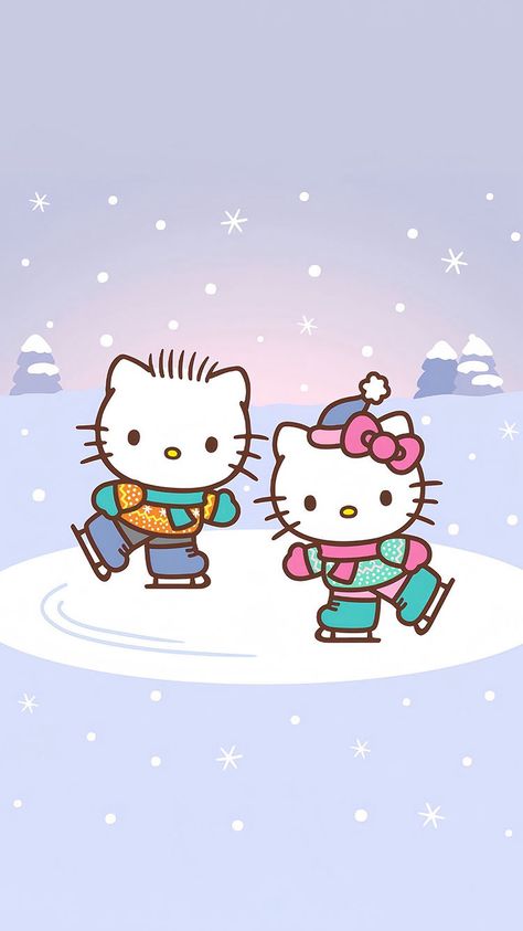 Christmas Hello Kitty Pfp Matching, Hello Kitty Christmas Pfp Matching, Couple Christmas Wallpaper, Hello Kitty Christmas Wallpaper Laptop, Matching Wallpaper Christmas, Christmas Couple Wallpaper, Christmas Matching Wallpapers, Christmas Wallpaper Matching, Matching Christmas Wallpaper