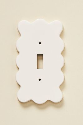 Shop the Wiggle Switch Plate and more at AnthroLiving today. Read customer reviews, discover product details and more. Strawberry Light Switch Cover, Nursery Light Switch Cover, White Homes, Architecture 101, Wall Switch Plates, Nursery Lighting, Outlet Plates, The Wiggles, Bath Girls