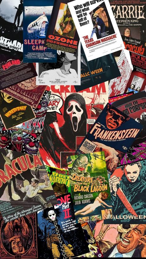 Scary Halloween Screensavers, Scary Movie Wallpaper Aesthetic, Scream Collage Wallpaper, Halloween Killers Wallpaper, Men Wallpaper Aesthetic, Cool Halloween Wallpapers, Horror Wallpaper Pc, Halloween Wallpaper Horror, Y2k Halloween Wallpaper