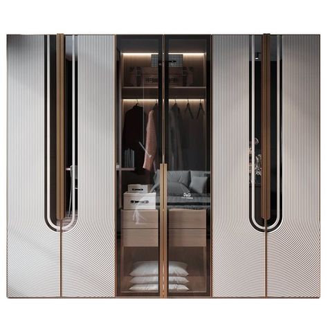 Wadroob Design Bedroom Sliding Door, Unique Wardrobe Door Designs, Openable Wardrobe Shutter Design, Luxury Wardrobe Design, Wardrobe Internal, Wardrobe Shutter Design, Walking Wardrobe, Deco Wardrobe, Wardrobe Laminate