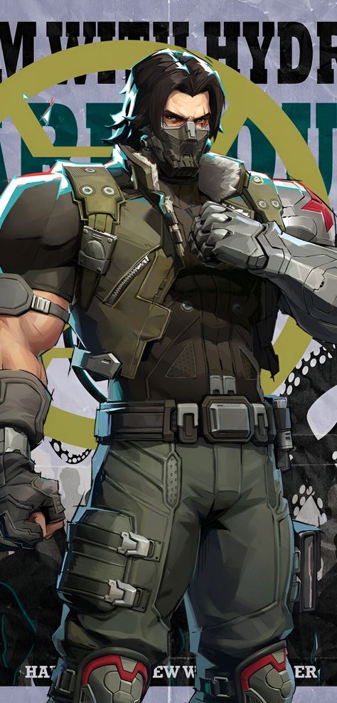 Bucky Barnes Marvel Rivals, Bucky Marvel Rivals, Marvel Rivals Concept Art, Winter Soldier Marvel Rivals, Marvel Rivals Wallpaper, Marvel Rivals Art, Winter Soldier Arm, Marvel Concept Art, Hair References