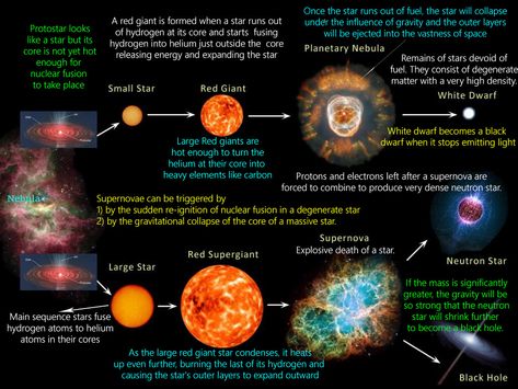 Star Formation (Stellar Evolution or Life Cycle Of A Star) | PMF IAS Evolution Diagram, Gravitational Potential Energy, Hubble Pictures, Supernova Explosion, Planetary Nebula, Astronomy Facts, Neutron Star, Science Club, Star Formation