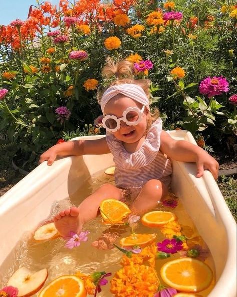 Baby Summer Photo Shoot Ideas, 8 Month Old Photoshoot Ideas, May Monthly Baby Pictures, Baby Fruit Bath Photoshoot, Summertime Photoshoot Ideas, Watermelon Photo Shoot Baby, July Photo Shoot Ideas, 11 Month Old Baby Photoshoot Ideas, June Baby Photoshoot