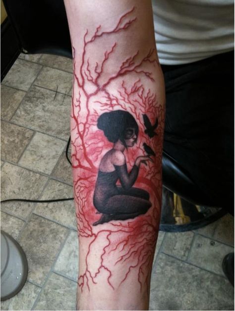 Ruben Ireland Tattoos For Women Half Sleeve, Red Ink Tattoos, Incredible Tattoos, Traditional Tattoo Design, Bad Tattoos, Time Tattoos, Sleeve Tattoos For Women, Great Tattoos, Half Sleeve Tattoo