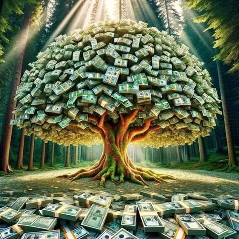 Abundance Images, Money Wallpaper Iphone, Lucky Wallpaper, Money Images, Money Pictures, Money Tree, Diy Artwork, Money Trees, Gold Wallpaper