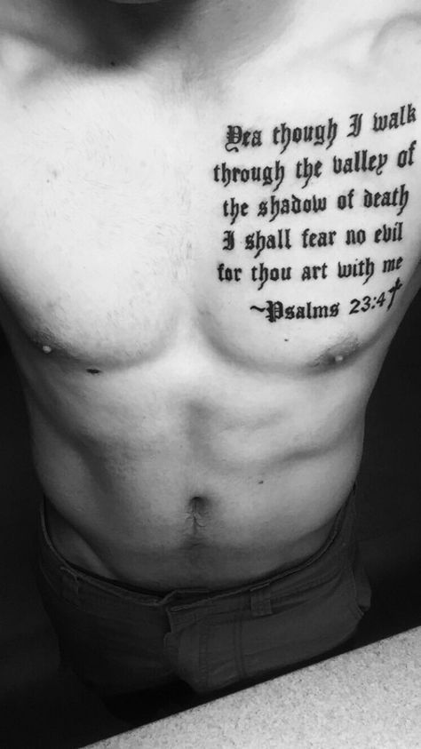 #Military #Army #tattoos #dogtags #psalms #guy #male #model #hot #blackandwhite #abs Bible Tattoo, Shoulder Armor Tattoo, Scripture Tattoos, Bible Tattoos, Bible Verse Tattoos, Verse Tattoos, African Tattoo, Army Tattoos, Military Tattoos