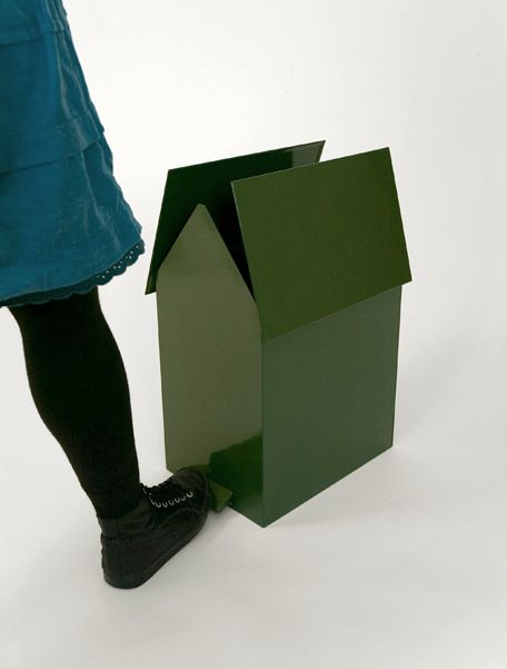 Greenhouse, by jba-design - paper bin. Paper Bin, Trash Bins, Green Design, Little Houses, Objects Design, 인테리어 디자인, A House, Industrial Design, Wellness Design