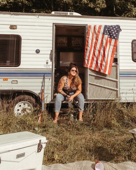 The DEDICATION these ladies had for this session... they’re going to be hard to top. ‘Merica Thank you Nate for letting us use your camper! #redneckphotoshoot #vtphotographer #whitetrashphotoshoot Trash Photoshoot, Camper Photoshoot, Park Shoot, Fall Couple Photos, Fall Couple, White Trash, Trailer Park, Photo Shoot, Trailer