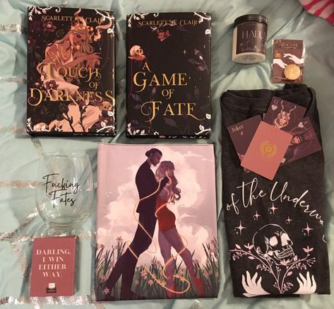 A Touch of Darkness Bookish Box with Goodies Unboxing A Touch Of Darkness Book, A Touch Of Darkness Hades, Rooms Decoration, A Touch Of Darkness, Touch Of Darkness, End Papers, Book Subscription Box, Book Subscription, Recommended Books