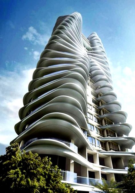 10 Super Cool Buildings in Singapore You Might Not Have Noticed Before House Design 3d, Best Modern House Design, Modern Architecture Building, Unusual Buildings, Skyscraper Architecture, Best Architects, Famous Buildings, Interesting Buildings, Amazing Buildings