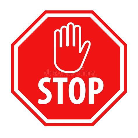 Red stop sign with hand symbol icon vector illustration. Simple red stop roadsig , #AD, #hand, #symbol, #sign, #Red, #stop #ad Panneau Stop, Preschool Labels, Signage Signs, Hand Symbols, Alphabet Templates, Ironman Triathlon, Red Sign, Hand Crafts For Kids, Stop Sign