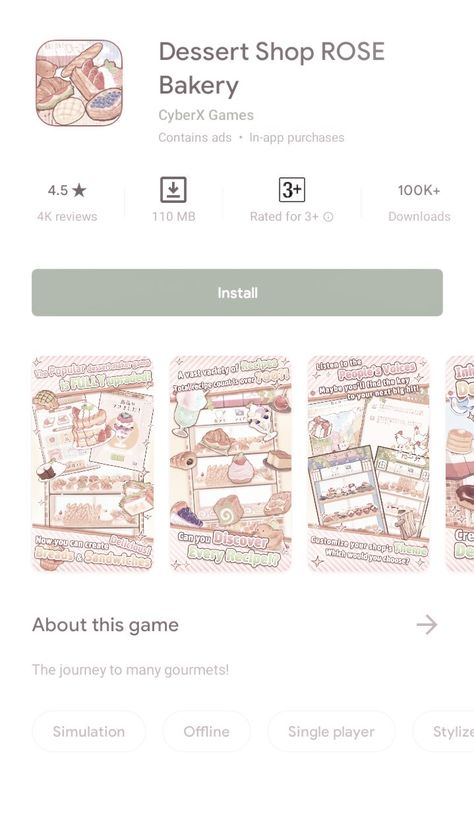 Games Aesthetic App, Aesthetic Apps Games, Aesthetic Apps, Suggested App, App Store Games, Kawaii App, Relaxing Game, Kawaii Games, Cute App