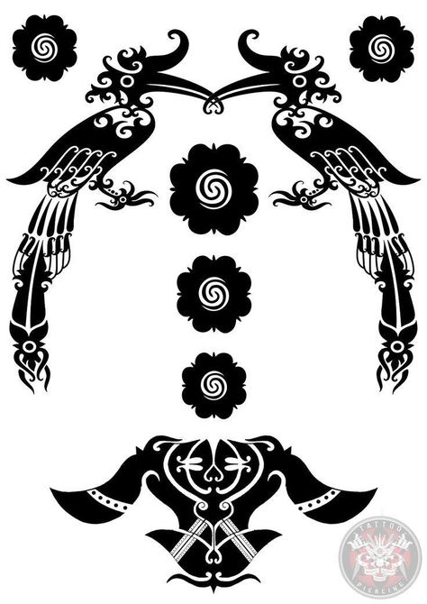 Iban Tattoo, Traditional Filipino Tattoo, Etnic Pattern, Tato Maori, Tato Flash, Pinball Art, Tato Tradisional, Tattoo Trash, Borneo Tattoo