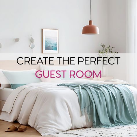 The Perfect Guest Room: 8 Tips for a Relaxing Retreat Big Basket, Frozen Chocolate, Room Smells, Hosting Guests, Five Star Hotel, Guest Bed, Cozy Throws, Coffee Station, Guest Bathroom