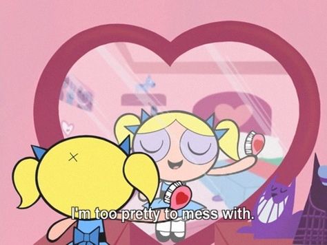 When Bubbles revealed the secret behind her superpower. | 21 Times The Powerpuff Girls  Smashed The Patriarchy Powerpuff Kızları, Under Your Spell, Powerpuff Girl, The Powerpuff Girls, Smash The Patriarchy, The Powerpuff, Puff Girl, Girls Cartoon, Cartoon Memes