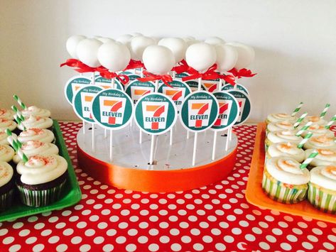 7 Eleven Birthday Party Ideas | Photo 5 of 7 | Catch My Party Cereal Theme, 7 11 Party, Eleventh Birthday, 11 Birthday, Graduation Party Gifts, Slumber Party Games, Turtle Birthday, Kids Birthday Themes, Summer Birthday Party