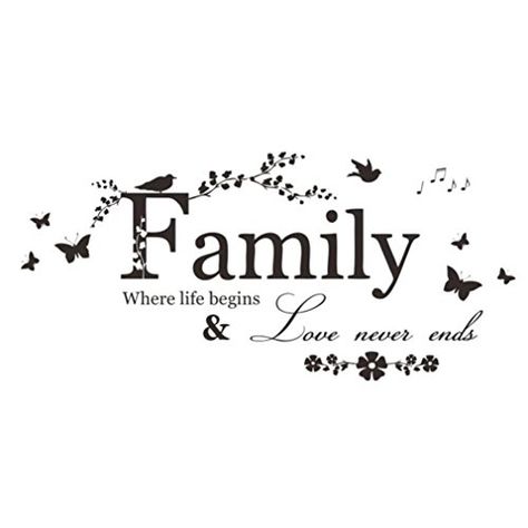 ** For more information, visit image link. Wall Stickers Family, Word Wall Decor, Family Wall Quotes, Family Love Quotes, Ending Quotes, Family Stickers, Vinyl Quotes, Inspirational Wall Decor, Wall Stickers Home Decor